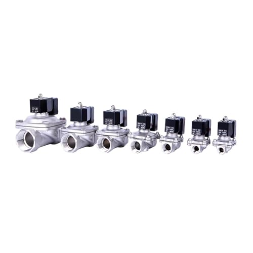 Energy Saving Solenoid Valve Normally Closed Stainless Steel Female Thread Coil Can be powered on 24 hours 12V 24V 220V(NBR-SEAL_380VAC_NORMALLY CLOSED) von VLFUMUXKQ