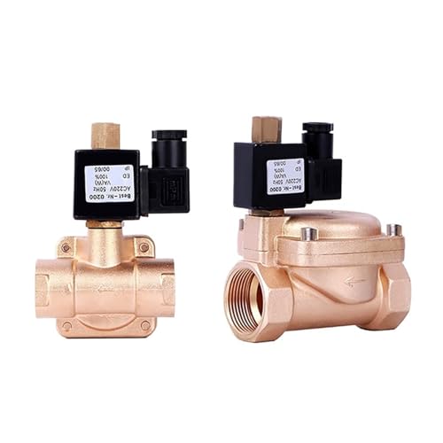 Normally Open Electric Solenoid Valve 0955 Series Brass Pilot Diaphragm Type 16kg High Pressure Water Valves 12V 24V 220V(NBR-SEAL_24VAC_NORMALLY OPEN) von VLFUMUXKQ