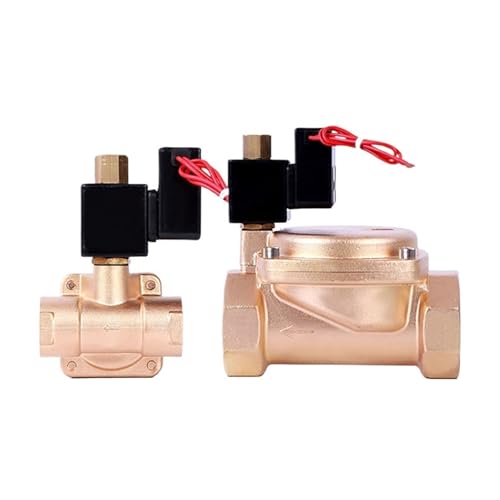 Normally Open Energy Saving Solenoid Valve Brass 16kg High Pressure Pilot Diaphragm Type Water Electric Valves 12V 24V 220V(NBR-SEAL_110VAC_NORMALLY OPEN) von VLFUMUXKQ