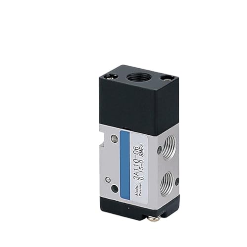 VLFUMUXKQ 3A110 3A120 1/8 Air Pneumatic Parts air Control Valve Two Position Three Way Type Air Valve Low Pressure(3A110 06 G1-8 2-3Way,2PCS) von VLFUMUXKQ