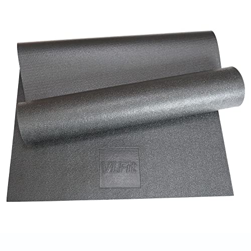 VLFit Matte für Heimtrainer, Bodenschutzmatte für Laufbänder, Ellipsentrainer und Fitnessstudios Crosstrainer usw. Größe:155 cm x 65 cm x 6 mm von VLFit von VLFit