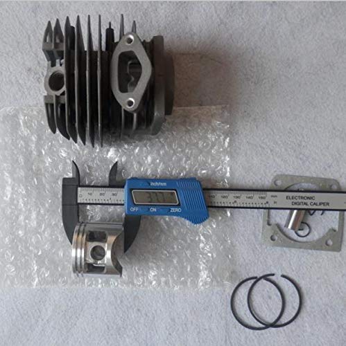 Austauschbare Teile- G4500 ZYLINDER KIT 43MM MIT DICHTUNG PASST ZENOAH G455 AVS 4500 45CC KOLBENRING PIN CLIPS MONTAGE KETTENSÄGETEILE von VLIZO