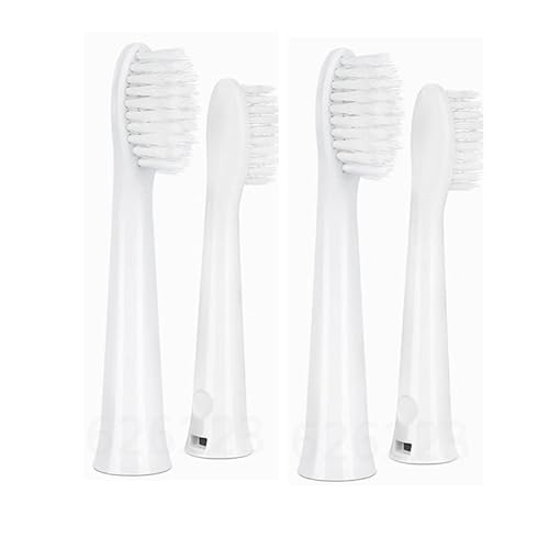 Bürstenköpfe kompatibel mit Panasonic Elektrozahnbürste WEW0972 elektrische Ersatzzahnbürstenköpfe EW-DM71 DM712 PDM7B, 4 Stück von VLIZO