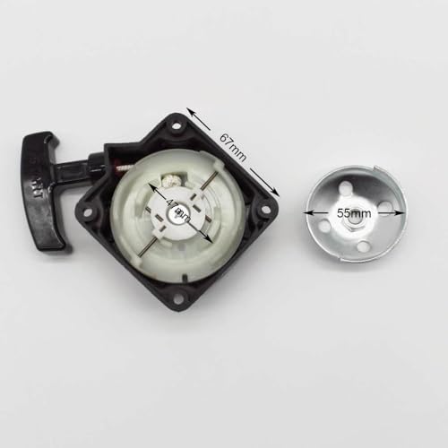 Easy Starter mit Riemenscheibe passend für Freischneider CG430 CG330 CG520 TL43 TL52 Rasenmäher 1E40F-5 1E36F-2 1E44F-5 Rasentrimmer von VLIZO