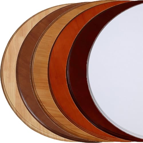 VLKLPZAHAK Drehteller Aus Holz Drehplatte 360° Drehbar Servierplatte 90cm 70cm 50cm 60cm 100cm 120cm Esstisch-Drehteller Rundes Serviertablett(Walnut,70 cm (27 in)) von VLKLPZAHAK