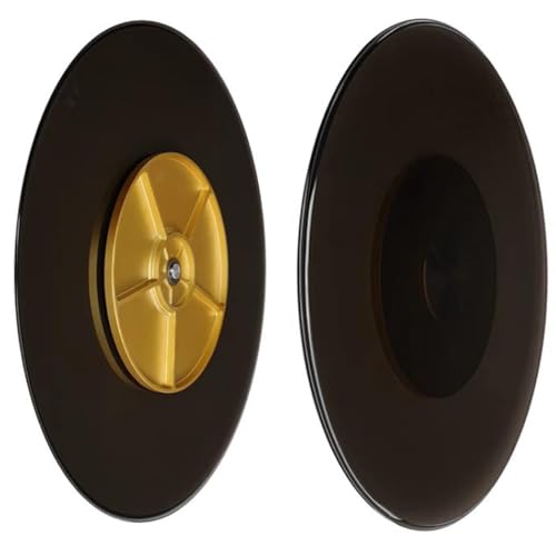 VLKLPZAHAK Lazy Susan Drehteller Glastischplatte Tischplatte Drehplatte Runder Esstisch-Drehteller, Drehbares Servierplatte Für Küche Restaurant(98cm-38.5in) von VLKLPZAHAK