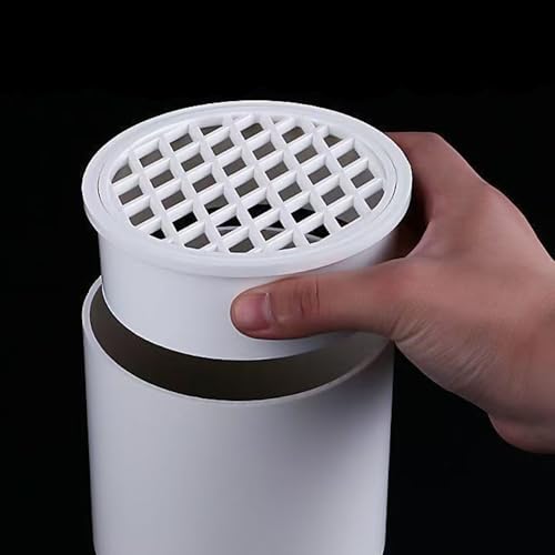 VLKLPZAHAK PVC-Bodenablauf Einsatz Im Duschablauf 20cm 25cm Rundes Hofablauf Kellerablauf Anti Blockierender Flach Bodenablauf Für Badezimmer Balkon(75mm-2.95in) von VLKLPZAHAK