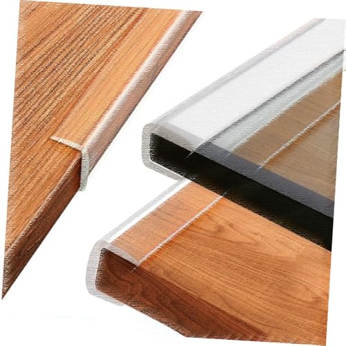 VLKLPZAHAK Tischkantenschutz U-förmige Kantenschutz Transparenter Eckenschutz Selbstklemmend Klemmprofil Für Glastische Möbelkantenschutz(2mx0.5-1.5mm/0.02-0.06in) von VLKLPZAHAK