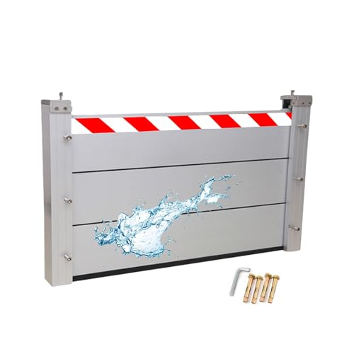 Hochwasserschutz,Vertikale Hochwasserschutzbarriere,Wiederverwendbar, Verhindert Wasserrückfluss, tragbare Lagerung,Schutz in der Regenzeit(rb-strip,88 * 20cm) von VLLTWLPOV