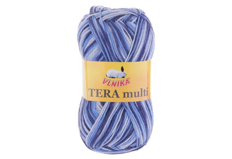 VLNIKA 5 x 100g Strickgarn Häkelgarn TERA MULTI Häkelwolle, 832 von VLNIKA