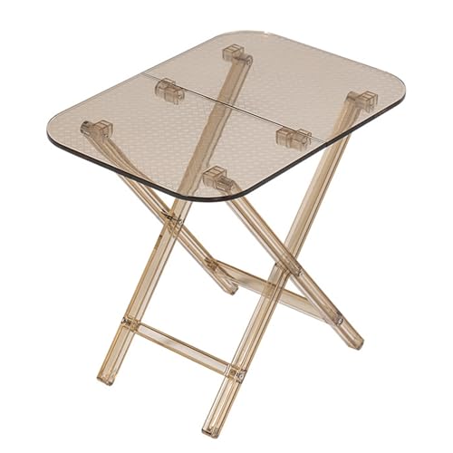 VLOBAOM Acryl -Klapptisch Rechteck Bei Seitentisch Wohnzimmer Terrasse Moderner Couchtisch Transparent Kleiner EndtischYellow,16.5" Dx23 Wx21 H VLOBAOM Acryl -Klapptisch Rechteck Bei Seitentisch Wohnzimmer Terrasse Moderner Couchtisch Transparent Kleiner EndtischYellow,16.5" Dx23 Wx21 H von VLOBAOM