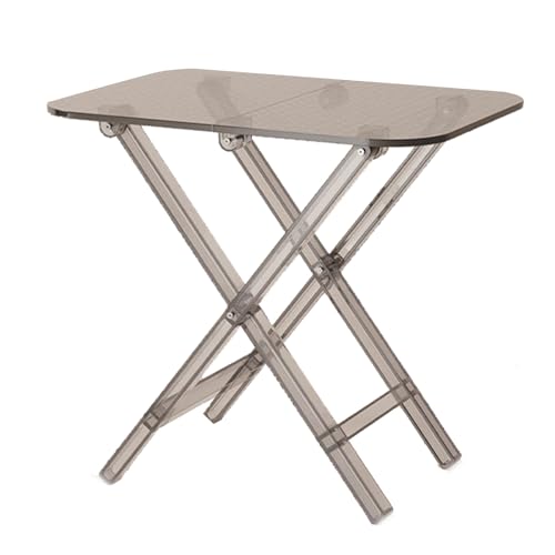 VLOBAOM Acrylklapper TV -Tabletttisch, Klarer Couchtisch, Moderner Kleiner Schreibtisch Für Wohnzimmer Terrasse SchlafzimmerGrey,16.5" Dx23 Wx21 H VLOBAOM Acrylklapper TV -Tabletttisch, Klarer Couchtisch, Moderner Kleiner Schreibtisch Für Wohnzimmer Terrasse SchlafzimmerGrey,16.5" Dx23 Wx21 H von VLOBAOM