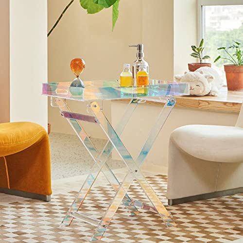 VLOBAOM Klappschalentisch, Farbenfrohe Acryl -Seitenendtisch, Moderner Kleiner Schreibtisch, Nachttische Für Wohnzimmer Schlafzimmer Multi-Colored,20" Dx14 Wx24 H VLOBAOM Klappschalentisch, Farbenfrohe Acryl -Seitenendtisch, Moderner Kleiner Schreibtisch, Nachttische Für Wohnzimmer Schlafzimmer Multi-Colored,20" Dx14 Wx24 H von VLOBAOM