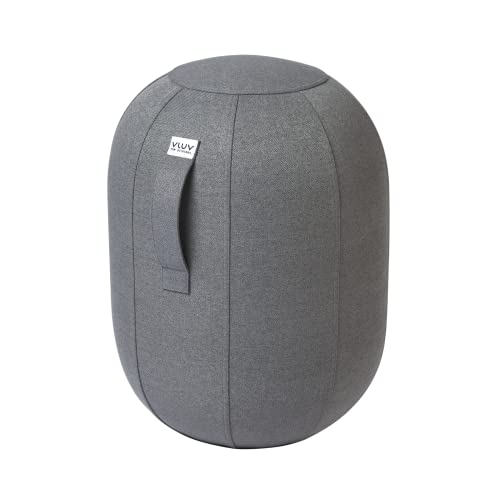 VLUV KAPSUL SOVA Balance-KAPSEL [ergonomischer Hocker] luftgefüllter Sitzhocker in Universalgröße M Sitzball Büro ergonomisch | Sitzhocker rund von VLUV