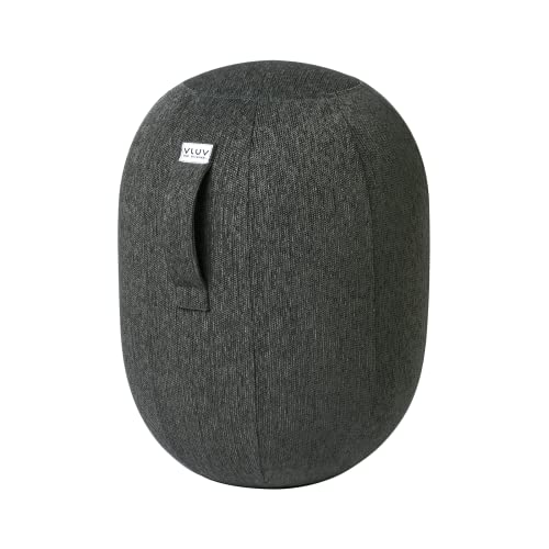 VLUV KAPSUL STOV BALANCEKAPSEL, luftgefüllter Sitzhocker, ergonomisch, Möbelbezugsstoff, platzsparend, Universalgröße M, Anthrazit, mit Handpumpe VLUV KAPSUL STOV BALANCEKAPSEL, luftgefüllter Sitzhocker, ergonomisch, Möbelbezugsstoff, platzsparend, Universalgröße M, Anthrazit, mit Handpumpe von VLUV