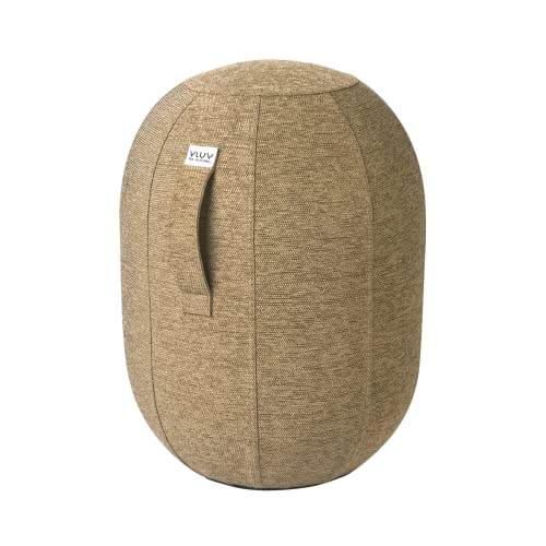 VLUV KAPSUL STOV BALANCEKAPSEL, luftgefüllter Sitzhocker, ergonomisch, Möbelbezugsstoff, platzsparend, Universalgröße M, Macchiato, mit Handpumpe VLUV KAPSUL STOV BALANCEKAPSEL, luftgefüllter Sitzhocker, ergonomisch, Möbelbezugsstoff, platzsparend, Universalgröße M, Macchiato, mit Handpumpe von VLUV