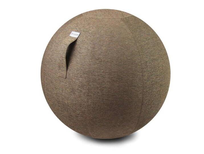 VLUV STOV Sitzball aus Möbelstoff 70-75cm Macchiato von VLUV