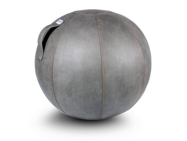 VLUV VEEL Lederimitat-Sitzball 70-75cm Schlamm von VLUV