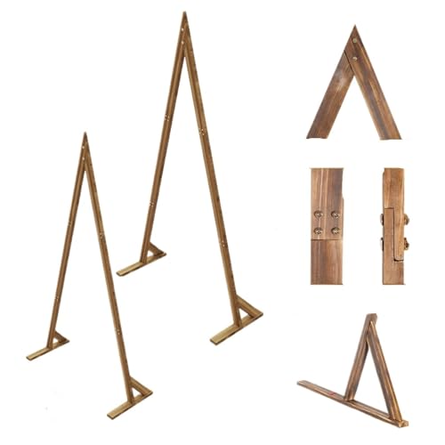 Gartenbogen 2er-Pack Holz-Hochzeitsbogenständer Dreieck Arbor Rahmen Hintergrund Ballon Torbogenständer Gartenbogen 2er-Pack Holz-Hochzeitsbogenständer Dreieck Arbor Rahmen Hintergrund Ballon Torbogenständer von VMDVBNA