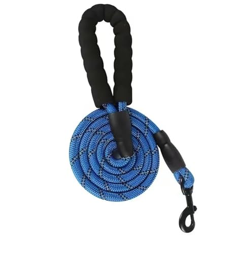 Hundeleine Starke Hundeleine Haustierleinen Reflektierende Leine for große kleine mittelgroße Hundeleine Drag Pull Tow Golden Retriever(Blue,1.2cm 1.5M) von VMDVBNA
