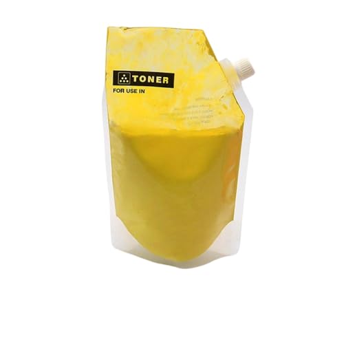 VMHPMLGV 1 kg kompatible Tonerpulver -Nachfüllung Kompatibel mit C2325 MC2325 C2425 MC2425 MC2535 MC2640 CS720 CS725 CX725 CS720DE -Drucker Ersatz(1KG Y Toner) von VMHPMLGV