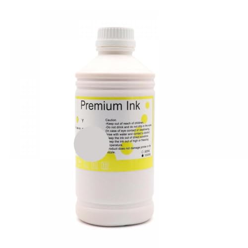 VMHPMLGV 1000 ml kompatible Pigmentinte Kompatibel mit Verschiedene Modelle, einschließlich WF-C5390 C5890 C5310 C5810 C5290 C5790 C5210 C5710 T11D T11C Tinte T9441 T9451(Pigment Ink-Y) von VMHPMLGV