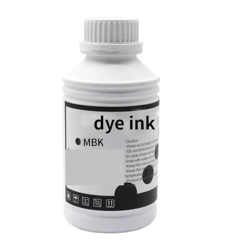 VMHPMLGV 1000ml kompatible Farbstofftinte Kompatibel mit IPF770 IPF771 IPF785 IPF810 IPF815 IPF825 IPF831 IPF840 IPF850 PLICTTER PLICTTER Printer FELTERFill Tinte(MBK) von VMHPMLGV