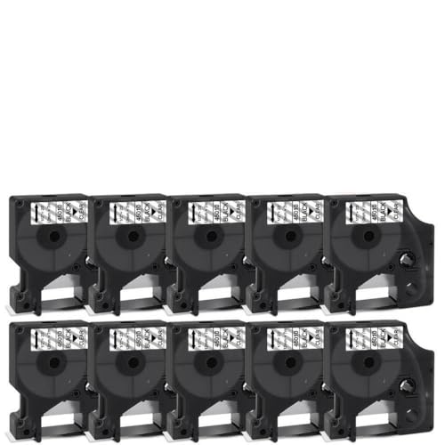 VMHPMLGV 10pk 45010 D1 Kompatible Klebeband 12mm schwarz auf klares Transparent Kompatibel mit LabelManage 160 Tragbare Etikettmaschine VMHPMLGV 10pk 45010 D1 Kompatible Klebeband 12mm schwarz auf klares Transparent Kompatibel mit LabelManage 160 Tragbare Etikettmaschine von VMHPMLGV