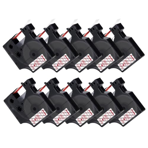 VMHPMLGV 10pk D1 kompatibel(10PK Red on Clear) von VMHPMLGV