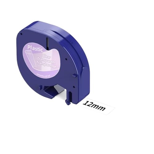 VMHPMLGV 12-mm-Etikettenklebebandpatrone Mehrere Farben 91201 91331 91221 kompatibel mit dem Etikettenhersteller LT-100H LT200B QX50(12267) von VMHPMLGV