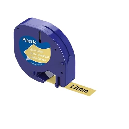 VMHPMLGV 12-mm-Etikettenklebebandpatrone Mehrere Farben 91201 91331 91221 kompatibel mit dem Etikettenhersteller LT-100H LT200B QX50(913314) von VMHPMLGV