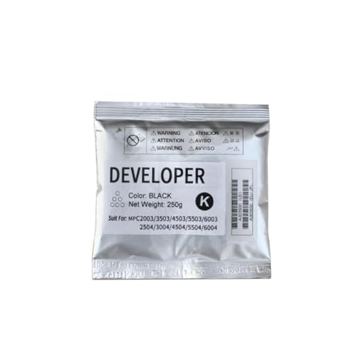VMHPMLGV 250G Entwicklerpulver kompatibel mit MP C2003 C2503 C3003 C3503 C4503 C5503 C6003 MPC 2003 2503 3003 3503 4503 5503 2504 Modelle(Original Black 250g) von VMHPMLGV
