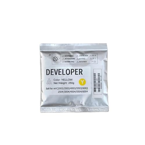 VMHPMLGV 250G Entwicklerpulver kompatibel mit MP C2003 C2503 C3003 C3503 C4503 C5503 C6003 MPC 2003 2503 3003 3503 4503 5503 2504 Modelle(Yellow 250g) von VMHPMLGV