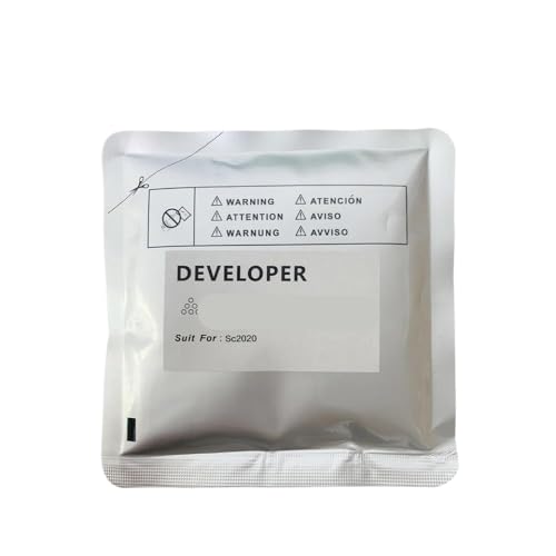 VMHPMLGV 4 Pack 200g -Entwicklertoner Kompatibel mit kompatible SC2020 2020 Trägereisenpulver(200g Yellow) von VMHPMLGV
