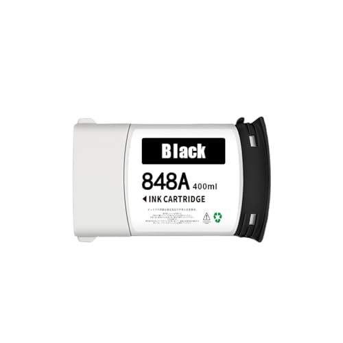 VMHPMLGV 400 ml Pigmenttinkartusche mit stabilem Chip kompatibel mit pageweitem XL 6000 XL 5100 -Druckermodellen Kompatibel mit die Teilenummer 848a Universal Fit(848A-BK) von VMHPMLGV