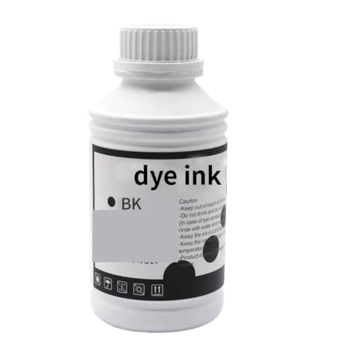 VMHPMLGV 500 ml Farbstofftinte kompatibel mit W6400 W8400 TM5200 TM5300 TM5305 IPF510 IPF600 IPF605 IPF610 PLANDTER DRUCKTE Felter FEPILT Tink(BK) von VMHPMLGV