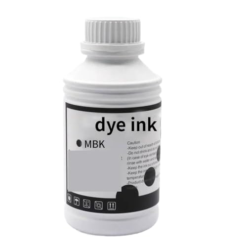 VMHPMLGV 500 ml Farbstofftinte kompatibel mit W6400 W8400 TM5200 TM5300 TM5305 IPF510 IPF600 IPF605 IPF610 PLANDTER DRUCKTE Felter FEPILT Tink(MBK) von VMHPMLGV