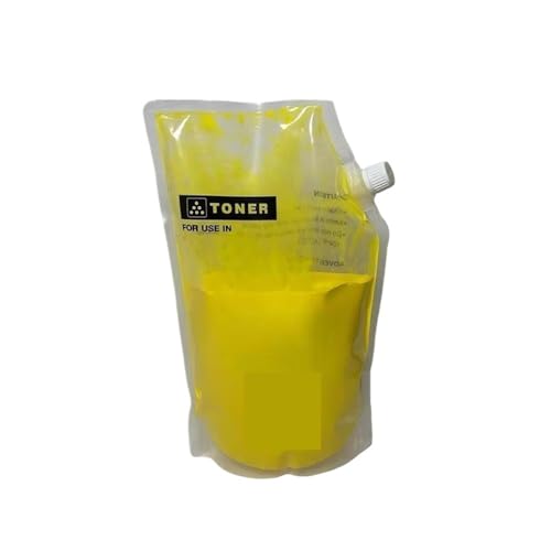 VMHPMLGV 500G 1Bag C8000 C1100 TN615 kompatible Tonerpulver -Nachfüllung Kompatibel mit Farbdrucker(Y) von VMHPMLGV