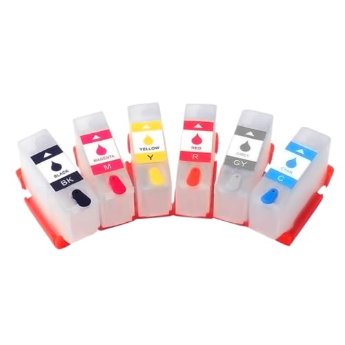 VMHPMLGV 6Color Nachfüllkartusche mit ARC-Chip T378 T478 XP15000 kompatibel mit Expression Foto HD XP-15000 Drucker(6Color no chip) von VMHPMLGV