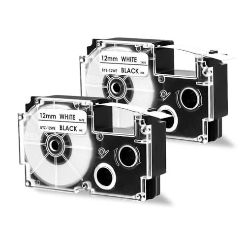 VMHPMLGV 6PK kompatibles Etikettband 12 mm Kompatibel mit XR12WE XR-12WE-Etikettendrucker Ersatz funktioniert mit KL-120 KL-60 KL-820-Etikettenherstellern VMHPMLGV 6PK kompatibles Etikettband 12 mm Kompatibel mit XR12WE XR-12WE-Etikettendrucker Ersatz funktioniert mit KL-120 KL-60 KL-820-Etikettenherstellern von VMHPMLGV