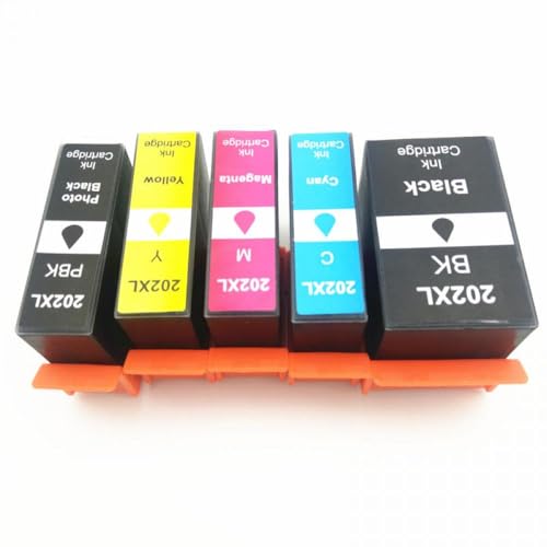 VMHPMLGV Europe kompatible Tintenpatronen Kompatibel mit 202XL XP6100 XP-6100 XP-6105 XP-6005 XP-6000 XP6100 XP6000 XP6005 Drucker(1SET) von VMHPMLGV