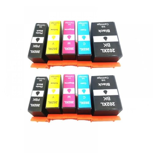 VMHPMLGV Europe kompatible Tintenpatronen Kompatibel mit 202XL XP6100 XP-6100 XP-6105 XP-6005 XP-6000 XP6100 XP6000 XP6005 Drucker(2SET) von VMHPMLGV