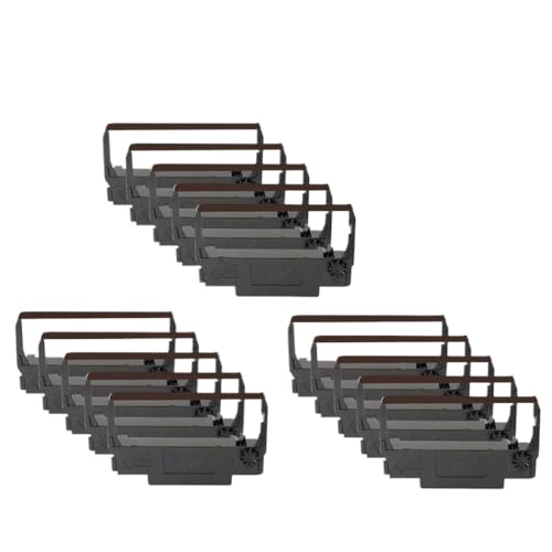 VMHPMLGV Kompatible Tintendruckband Kompatibel mit ERC 30 ERC 34 ERC 38 Geeignet Kompatibel mit TM-U230 U300 U300D U325 U370 U375 TM-200-UB 267 II 270 Drucker(15 pcs Purple) von VMHPMLGV