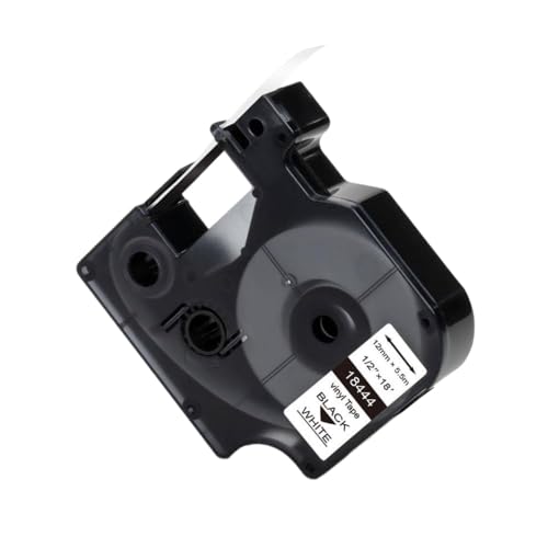VMHPMLGV Kompatibler Industrieband 18431 18443 18432 18444 1805435 18433 18445 1805431 1805430 Zur Verwendung mit 4200 5200 Geräten(Black on White) von VMHPMLGV
