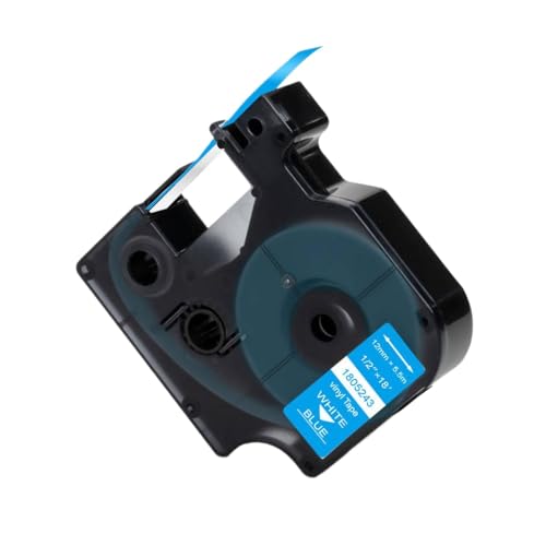 VMHPMLGV Kompatibler Industrieband 18431 18443 18432 18444 1805435 18433 18445 1805431 1805430 Zur Verwendung mit 4200 5200 Geräten(White on Blue) von VMHPMLGV