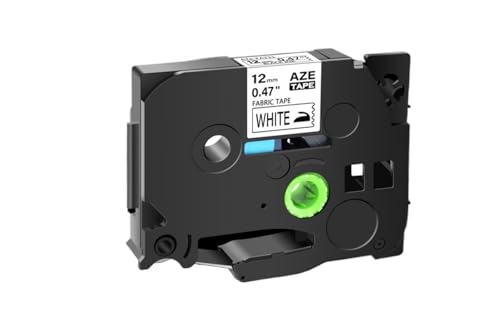 VMHPMLGV Mit dem H110 -Drucker kompatibel mit Stoffetikett mit Treflective FA231 FA3R FA3 12 mm 1pk(Black on White) von VMHPMLGV