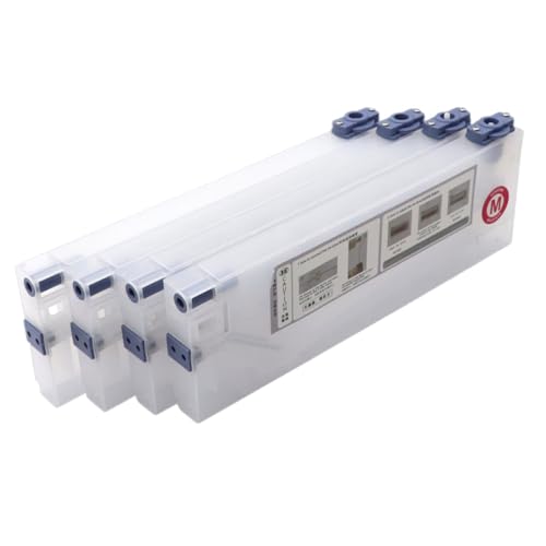 VMHPMLGV Öko -Lösungsmitteldrucker -Massen -Tintensystem 4 Patrone 220 ml mit 4 Flaschen kompatibel mit JV33 JV5 JV3 TS3 Models kostenloser Einkaufen(4pcs cartridges) von VMHPMLGV