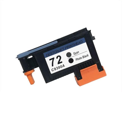 VMHPMLGV PrinThead -kompatibel mit 72 C9380A C9383A C9384A 72 Kompatibel mit DesignJet T610 T620 T770 T790 T795 T1100 T1120 T1200 T1300 T2300 Drucker(1PCS GY-PBK) von VMHPMLGV
