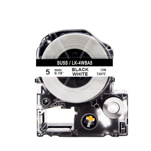 VMHPMLGV SU3.5W Wärmeschrinkrohrklebeband 3,5 mm x 2,5 m schwarz auf weißen Etikettenbändern kompatibel mit Etikettendrucker -Tibbon SU3.5W Etikett Kompatibel mit die allgemeine Verwendung VMHPMLGV SU3.5W Wärmeschrinkrohrklebeband 3,5 mm x 2,5 m schwarz auf weißen Etikettenbändern kompatibel mit Etikettendrucker -Tibbon SU3.5W Etikett Kompatibel mit die allgemeine Verwendung von VMHPMLGV