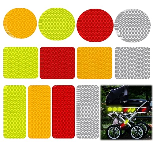VMINOG Reflektorband Selbstklebend 48 Stücke Reflektor Aufkleber Warnung Reflektierende Aufkleber Warnband Reflektoren Aufkleber Wasserdichtes Reflektierendes Klebeband Geeignet VMINOG Reflektorband Selbstklebend 48 Stücke Reflektor Aufkleber Warnung Reflektierende Aufkleber Warnband Reflektoren Aufkleber Wasserdichtes Reflektierendes Klebeband Geeignet von VMINOG